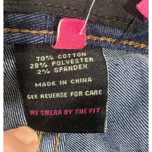 NWT Torrid Curvy Skinny Denim Jeans Womens Size 20 Blue Stretch Cotton Blend Mid - Picture 7 of 15